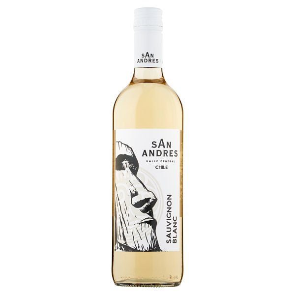 San Andres Chilean Sauvignon Blanc White Wine 6 x 75cl Case - Liquor ...